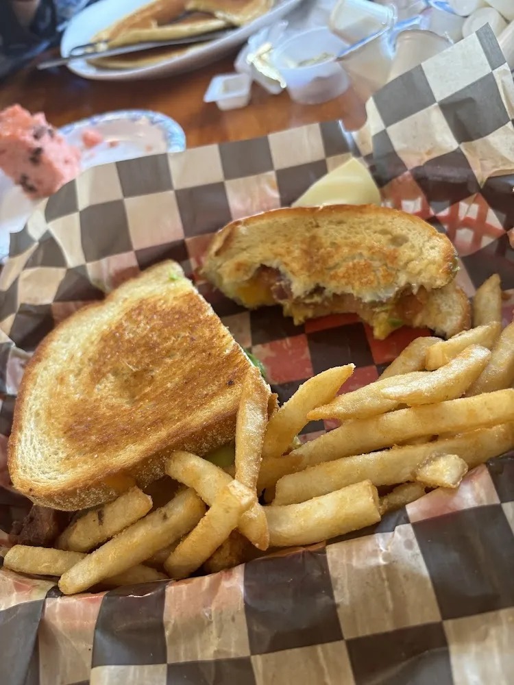 Bacon and Egg Avocado Breakfast Sandwich